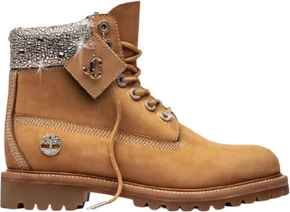 Jimmy Choo × Timberland 6-Inch Crystal Boots