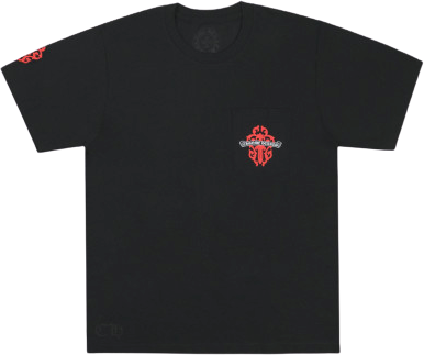 red chrome hearts shirt