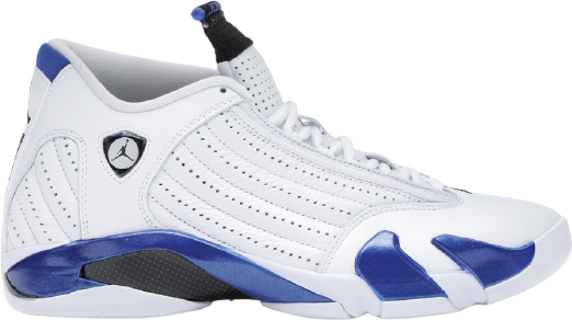 Jordan Jordan 14 Retro White Hyper Royal Sneakers