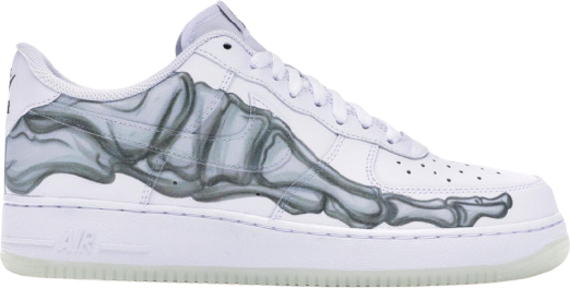 Nike Air Force 1 Low Skeleton Halloween Sneakers