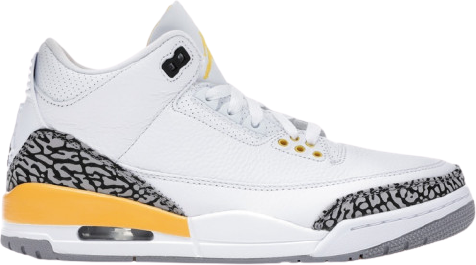 jordan 3 white laser orange