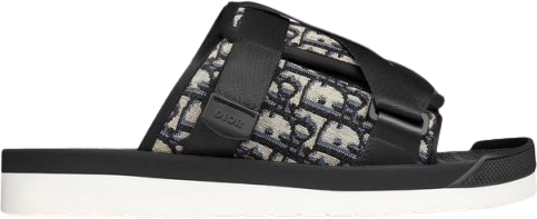❁nao❁ディオールプレステージ Dior Alpha Beige Black Oblique Jacquard Sandals | WHAT'S ON THE STAR?