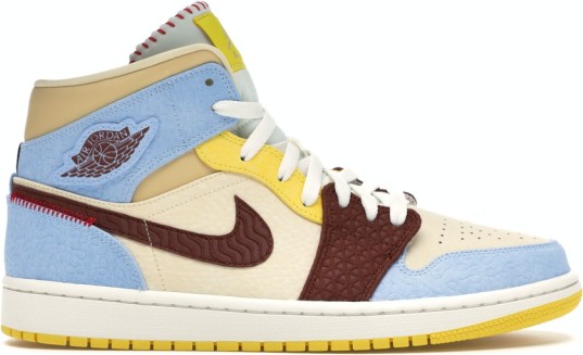 Nike Jordan 1 Mid SE Fearless Maison Chateau Rouge