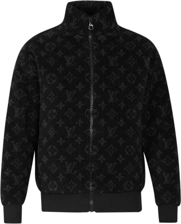 Louis Vuitton Louis Vuitton Monogram Jacquard Fleece Zip-Through Jacket
