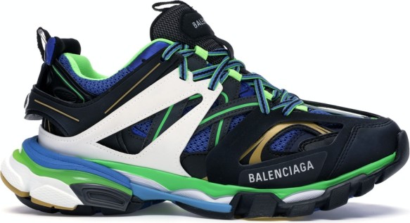 Balenciaga Track Green White Blue Sneakers