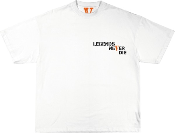 Juice Wrld Merch × Vlone Butterfly White T-Shirt