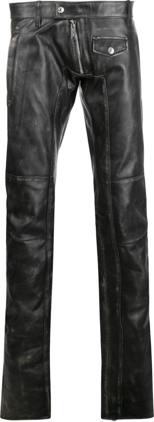 Dsquared2 Leather Biker Trousers