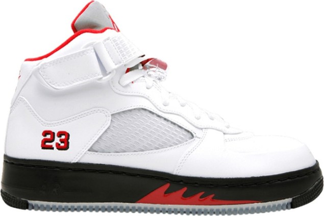 Jordan Fusion Varsity White Red Sneakers