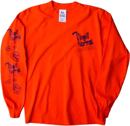 Virgil Normal Bright Orange T-Shirt