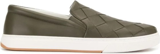 Bottega Veneta Maci Weave Slip-On Sneakers