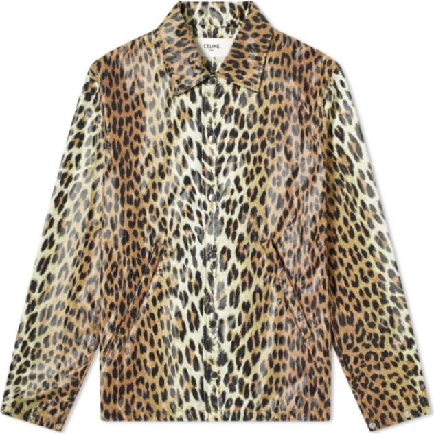 Celine Print Nylon Coach Jacket