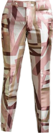 Frere Shades of Mauve Cream & Silver Grey Color Track Pants