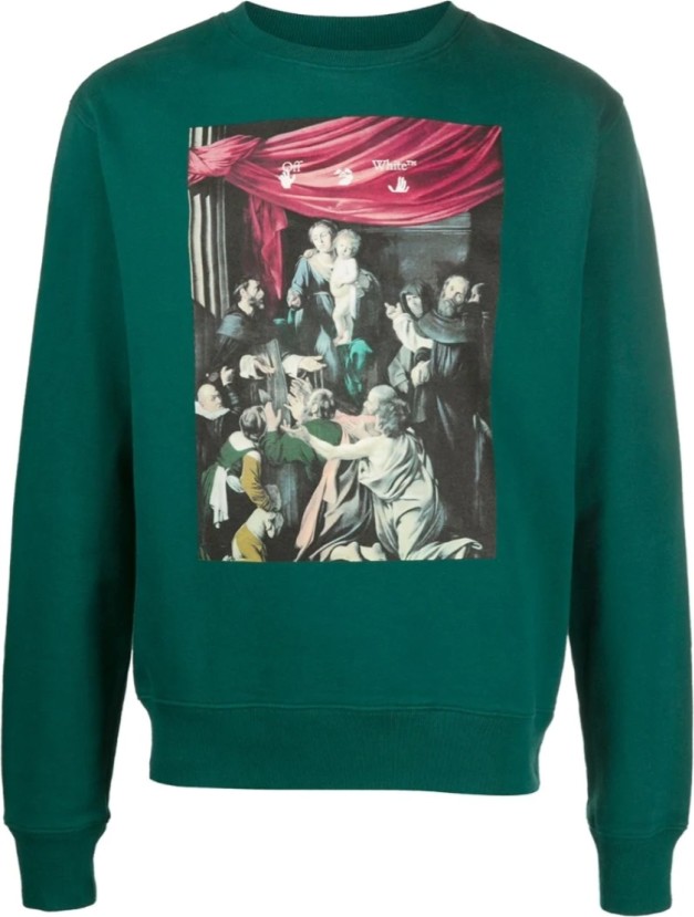 Off-White Carvaggio Print Sweatshirt