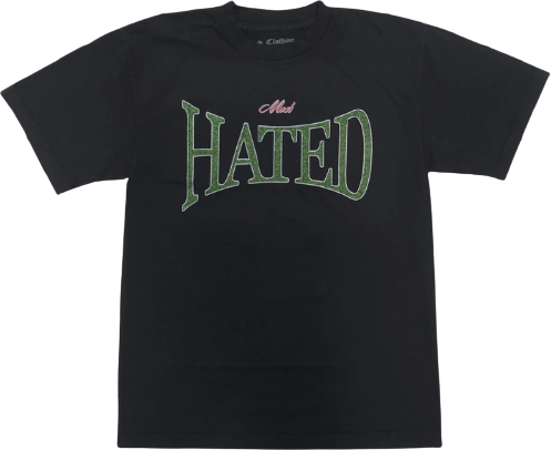 Most Hated Vintage Glitter Black T-Shirt