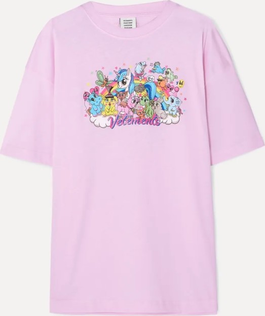 Vetements Oversized Printed Cotton-Jersey T-Shirt