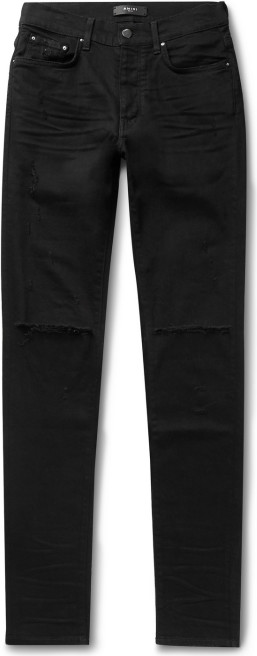 Amiri Black Distressed Jeans