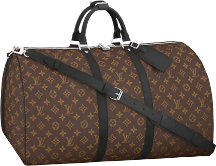 Louis Vuitton Keepall Bandouliere 55 Monogram Macassar Bag