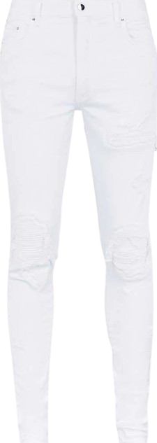 Amiri MX1 Leather Patch Jeans