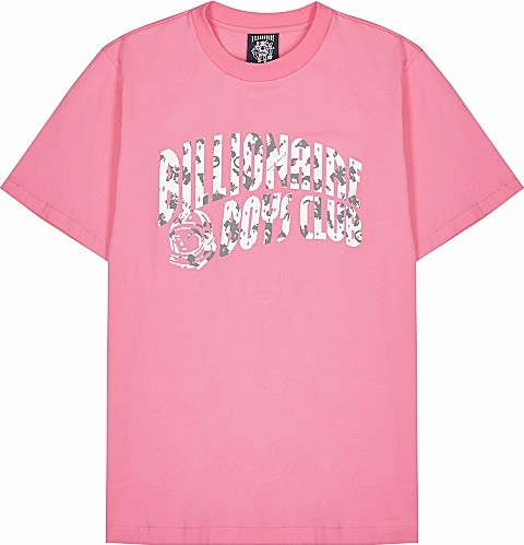 Billionaire Boys Club Pink Logo-Print Cotton T-shirt