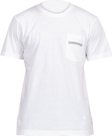 Chrome Hearts CH Logo Pocket Whiye T-Shirt
