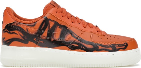 Nike Air Force 1 Low Orange Skeleton
