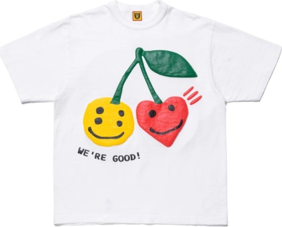 Cactus Plant Flea Market × Human Made Were Good! White T-Shirt