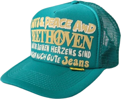 Kapital Peace & Love and Beethoven Trucker Hat