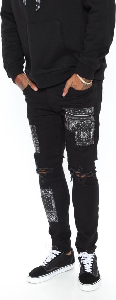 FashionNova Edison Skinny Black Jeans