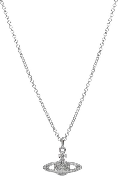 Vivienne Westwood Mini Bas Relief Pendat Siver Tone