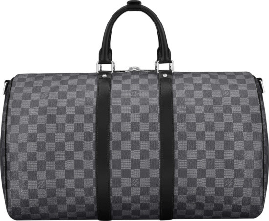 Louis Vuitton Graphite Damier Keepall 45 Duffle Bag
