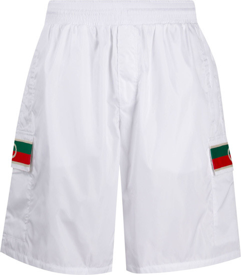 gucci shorts white
