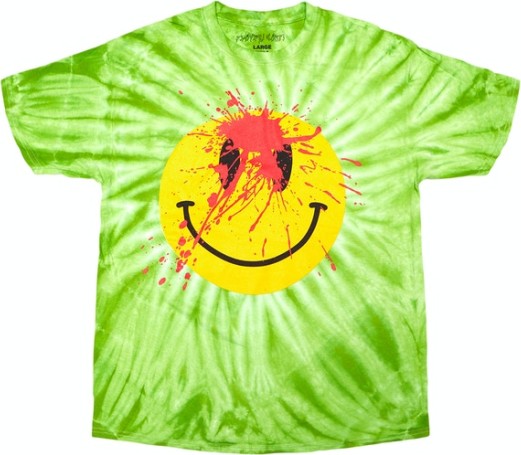 Playboi Carti Merch Die Lit Tour Smiley Face Tee Green Tie Dye