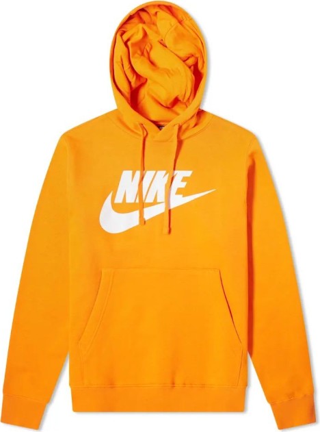 Nike Nike Club Popover Logo Magma Orange Hoodie
