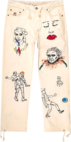 KidSuper Artwork Cotton Pants