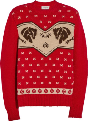 Coach Horsehead Intarsia Sweater