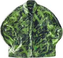 Shocking Aftertaste Green Compsognathus Denim Jacket | WHAT’S ON THE STAR?