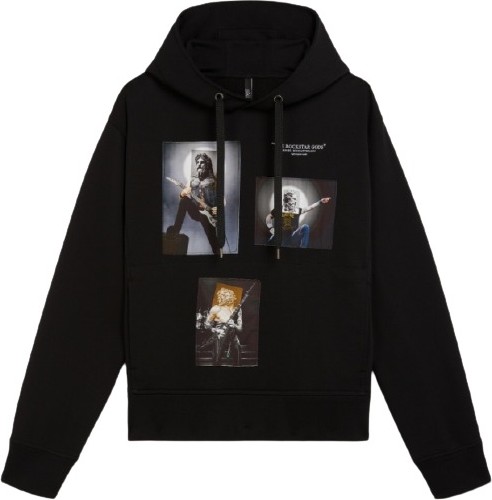 Neil Barrett Hybrid Rockstar God Lightweight Hoodie