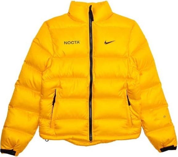 Nike × Drake Merch Nocta University Gold Puffer Jacket