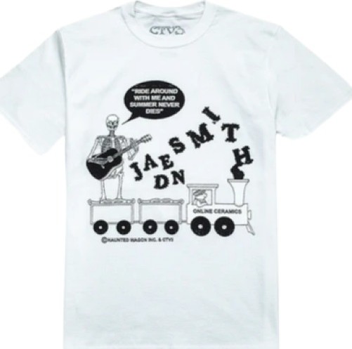 Jaden Smith Merch Ride Around With Me T-shirt, White