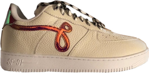 John Geiger Pebbled Leather Sneakers