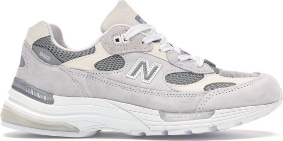 New Balance 992 White Silver Nimbus Cloud Sneakers