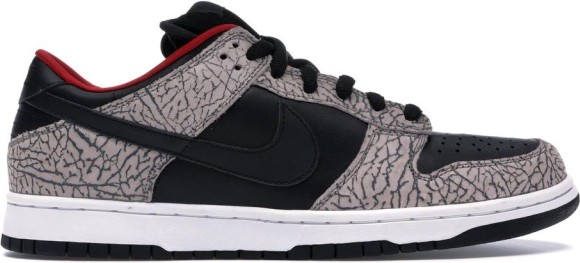nike dunk sb low black cement