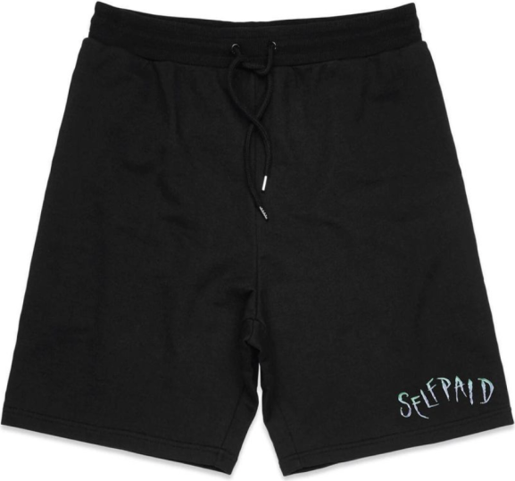 Selfpaid 3M Black Heather Embroidered Shorts