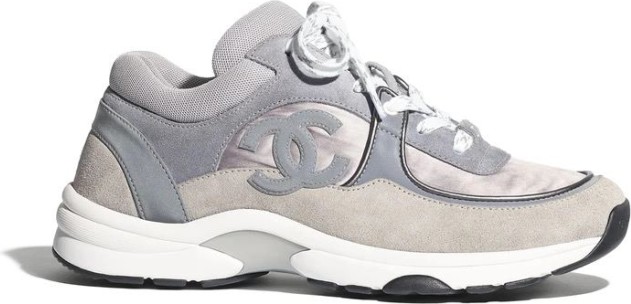 Chanel Low Top CC Dark Grey Trainers