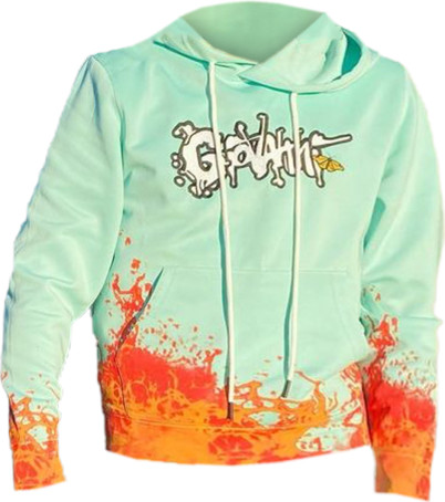 Giovanni La Venganza Inferno Revenge Teal Blue Hoodie